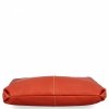 Kožené kabelka shopper bag Vittoria Gotti oranžová 165